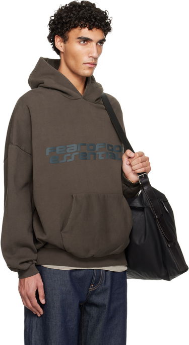 Суитчър Fear of God ESSENTIALS Holiday Heavy Fleece 90s Hoodie Кафяво | 192HO256563F, 1