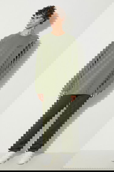 Панталони Carhartt WIP Plain Straight-Leg Master Pant Trousers Зелено | I034233.66602, 1