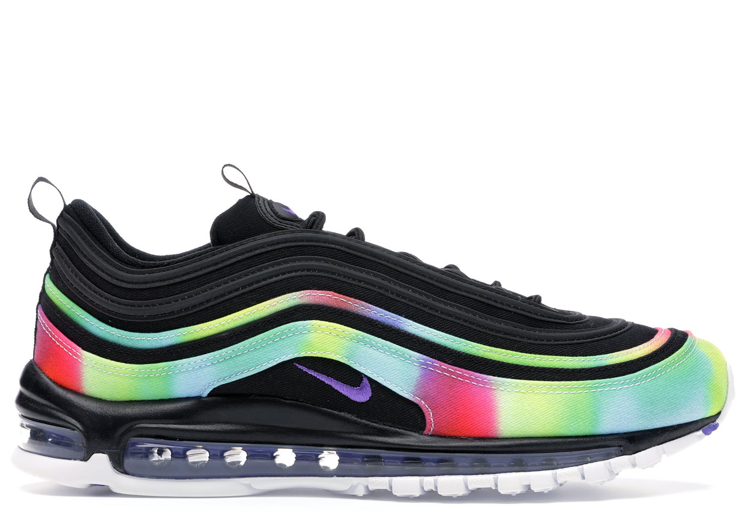 Кецове и обувки Nike Air Max 97 Tie Dye Black Тюркоазено | CK0841-001, 0