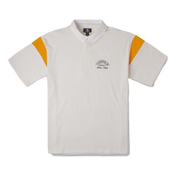 Поло тениска Converse Retro Polo Shirt Бяло | 10026173-A01