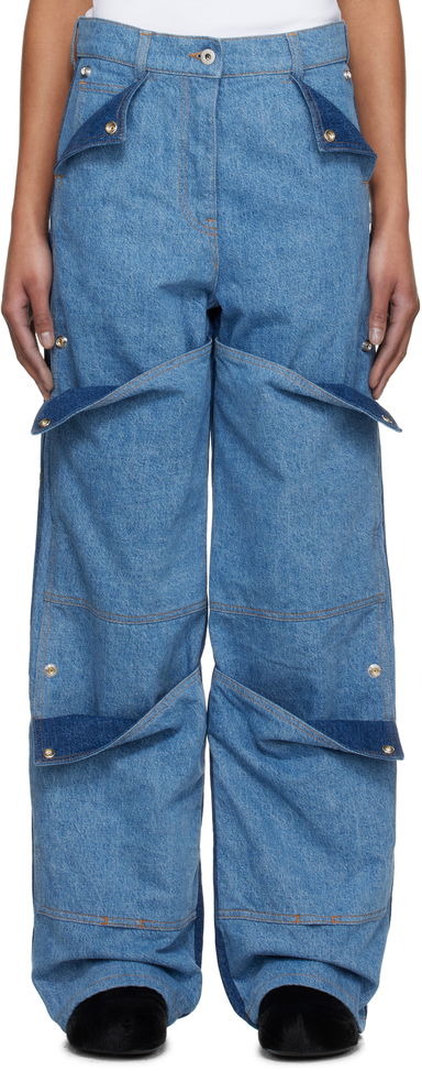 Kenzo Paris Multipocket Cargo Jeans, 0