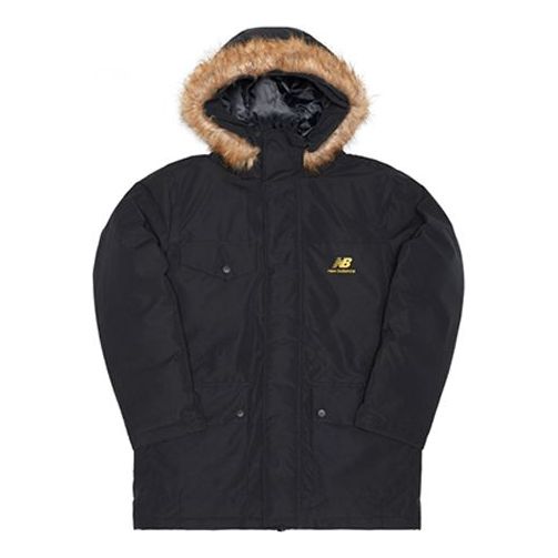 Парка New Balance Furry Hooded Parka Черно | AMJ04349-BK