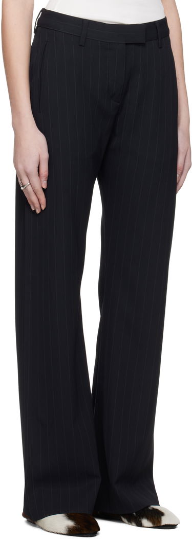 Панталони Acne Studios Acne Studios Pinstripe Trousers Черно | AK0873-, 1