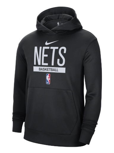 Суитчър Nike Dri-FIT NBA Brooklyn Nets Spotlight Pullover Hoodie Черно | DN8149-010