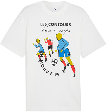 Тениска Puma Players Lane Graphic T-Shirt Бяло | 626660-02, 0