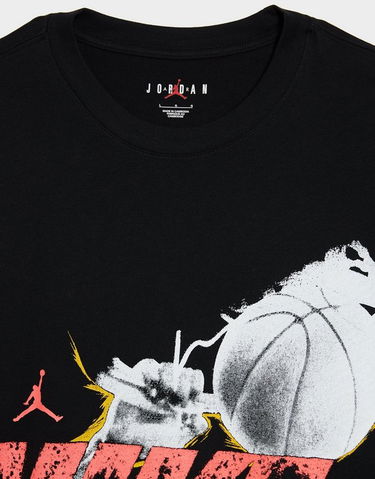 Тениска Jordan T-Shirt M J Reissue Graphic Print Oversized Short Sleeve Crew Neck Черно | HQ9093-010, 2