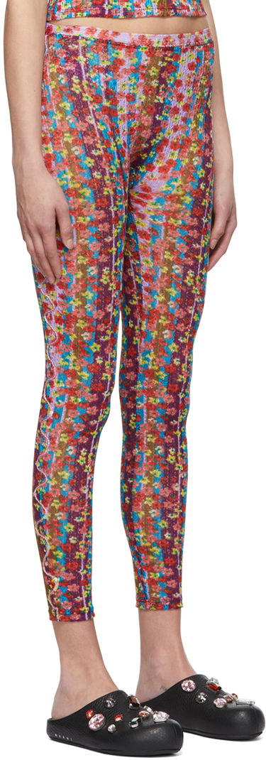 Клинове Collina Strada Collina Strada Floral Print Leggings Многоцветен | XX6390 DEADSTOCK LACE, 1