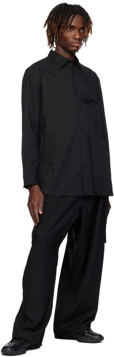 Риза Y-3 Y-3 Pleated Pocket Shirt Черно | JI7082, 3