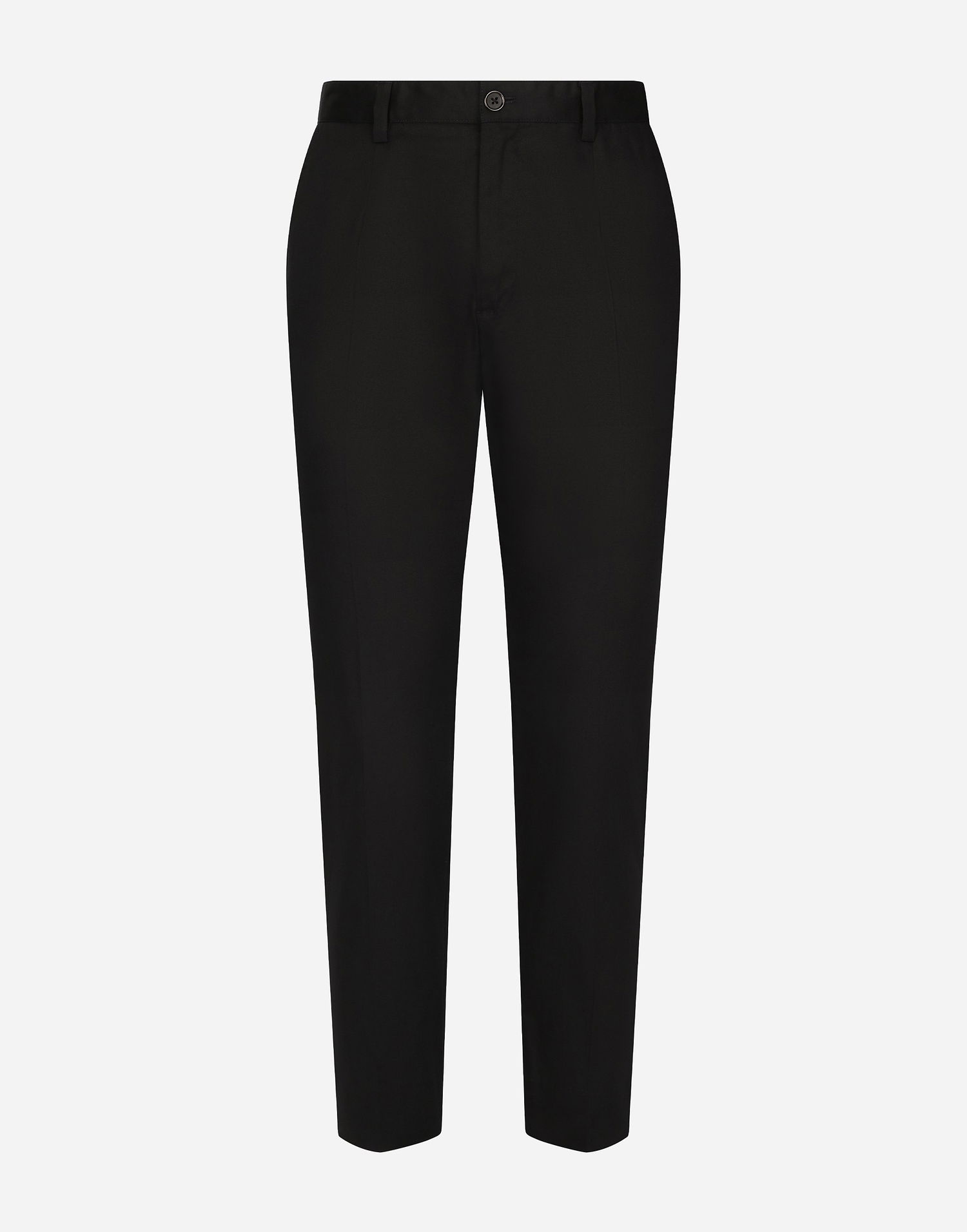 Панталони Dolce & Gabbana Dolce & Gabbana Stretch Gabardine Trousers 44 Черно | GY6IETGG825B0665, 0