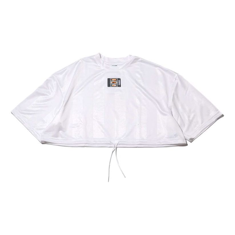Съкратен топ Puma Loose High-Waisted Cropped Athleisure T-Shirt Бяло | 579523-02