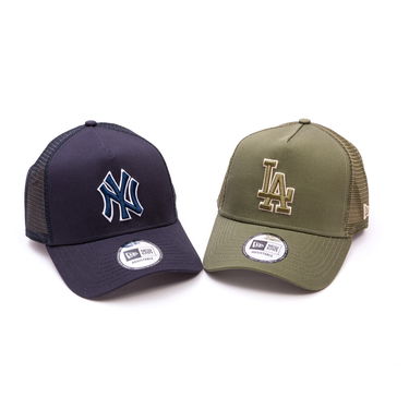 Шапка с козирка New Era New Era MLB Outline 9FORTY Trucker NY Yankees Adjustable Hat Тъмно синьо | 60691070, 4