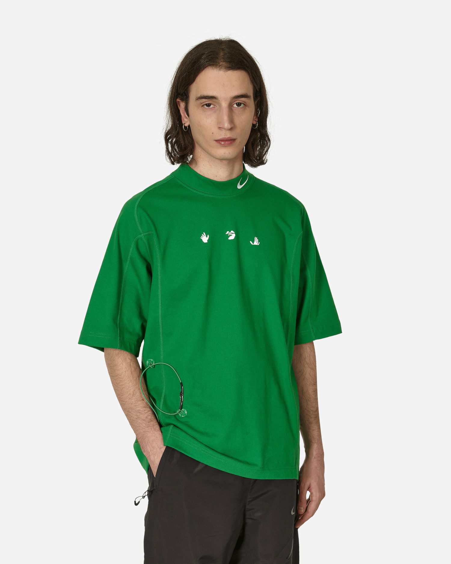 Риза Nike x Off-White Tee Green Зелено | DV4401-389, 1