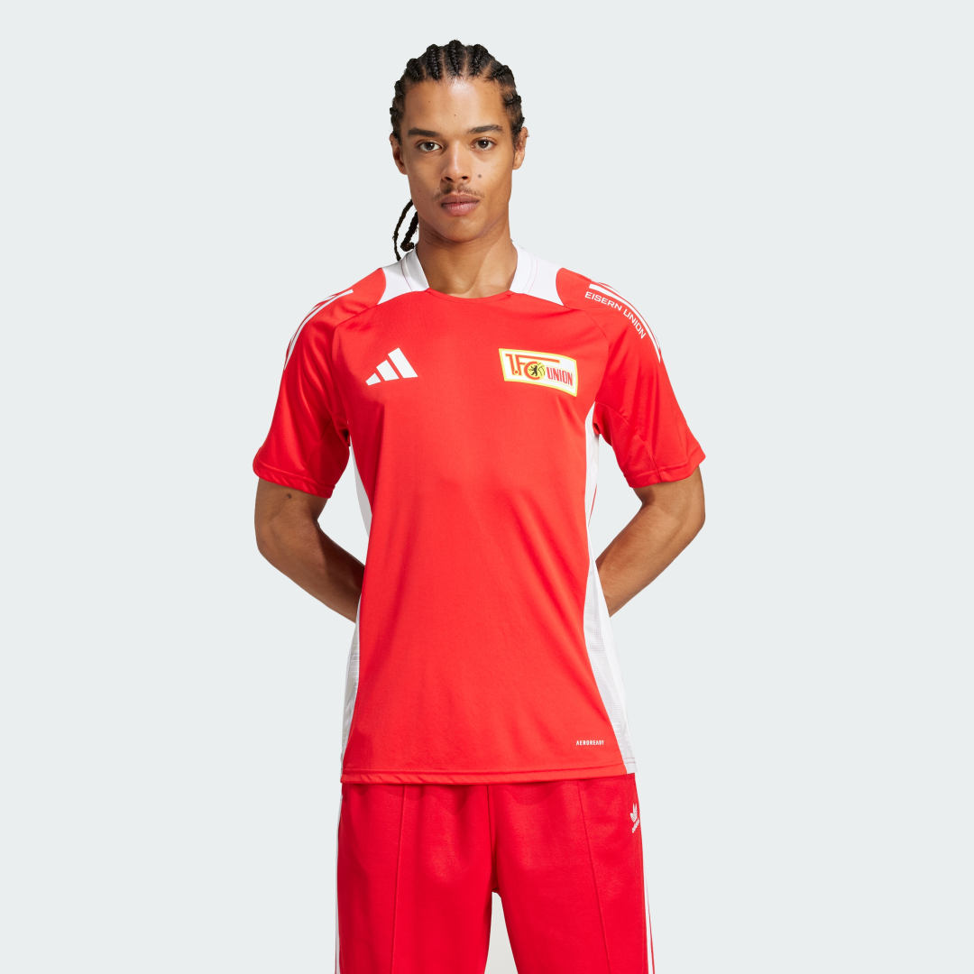 Фланелка adidas Performance FC Union Berlin Tiro 24 Competition Training Jersey Червено | JJ6265, 0