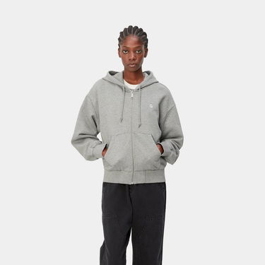 Яке Carhartt WIP Hooded Casey Jacket Сиво | I032642_10B_XX, 4