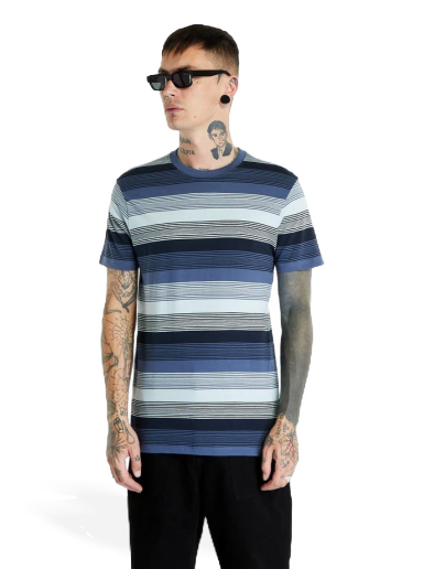 Тениска Urban Classics Yarn Dyed Sunrise Stripe Tee Синьо | TB3694-02428