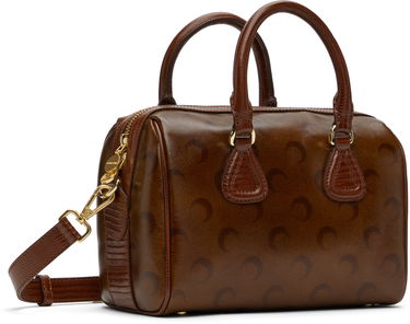 Дамска чанта Marine Serre Marine Serre Moon Airbrushed Leather Strike Bag Кафяво | WBA019A CLEA0053, 1