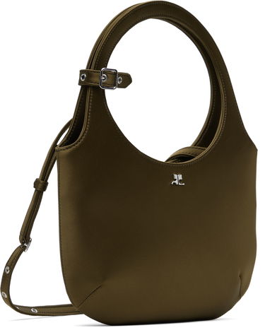 Чанта през рамо Courrèges Courrèges Holy Satin Shoulder Bag Зелено | 225GSA102PL0084, 1