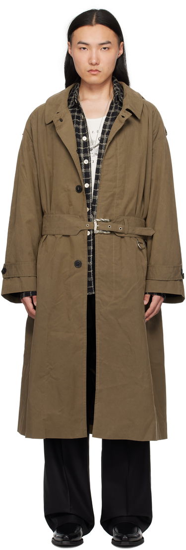 Тренчкот Enfants Riches Déprimés Enfants Riches Déprimés Museum Sunday Trench Coat Зелено | 030-537, 0
