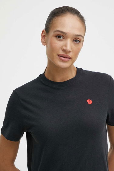 Тениска FJÄLLRÄVEN Fjallraven Hemp Blend T-Shirt Черно | F14600163.550, 3