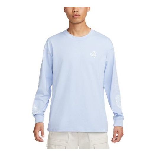 Тениска Nike ACG Topo Graphic Long Sleeve T-Shirt Синьо | FB8445-479