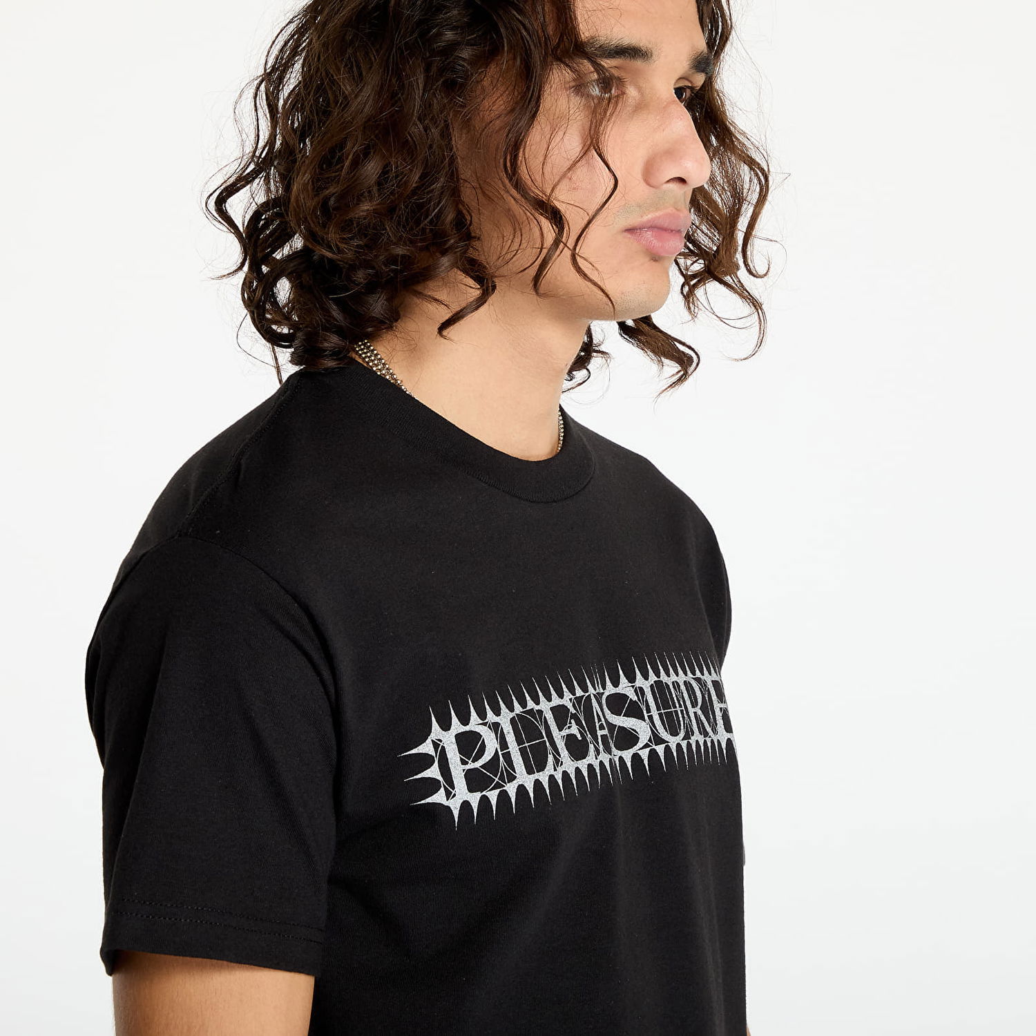 Тениска Pleasures Spike T-Shirt Black Черно | P24F101 BLACK, 1