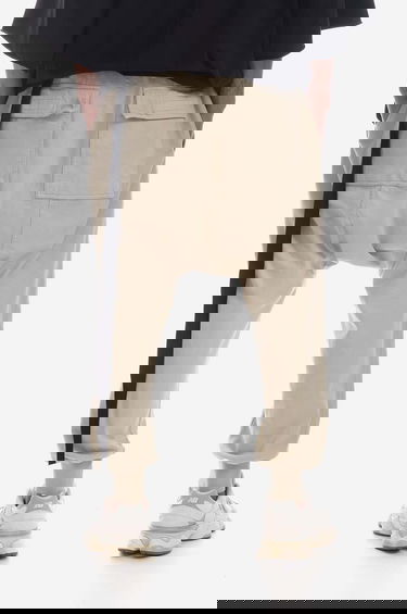 Спортни панталони Rick Owens Rick Owens DRKSHDW Drop-Crotch Sweatpants Бежово | DU01C6395.RIG.PEARL, 3