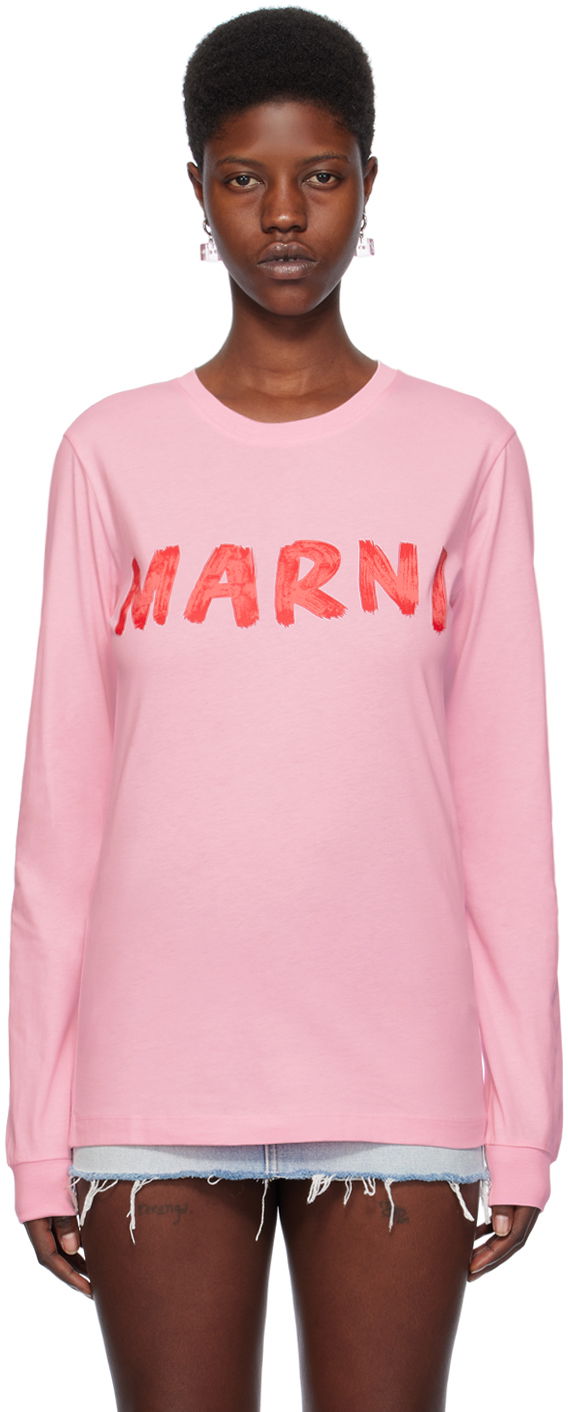 Пуловер Marni Intarsia Cardigan Розово | CDMD0309Q0 UFC400, 0