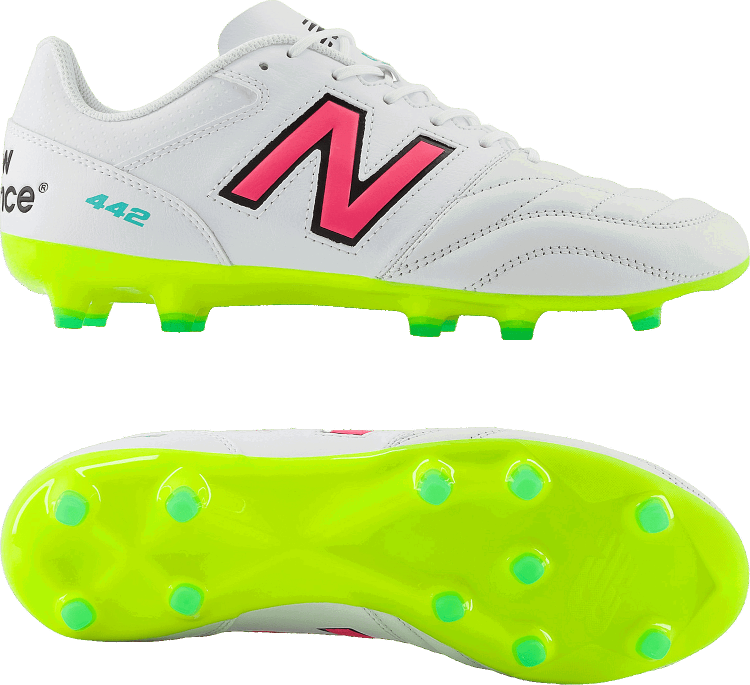 Кецове и обувки New Balance 442 Team FG v2 Бяло | ms42fwh2, 1