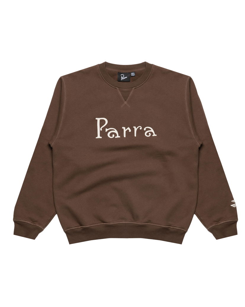 Суитчър By Parra Weird trad logo crew neck sweatshirt Кафяво | 54321