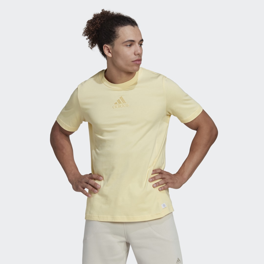 Тениска adidas Originals Studio Lounge Бежово | HJ9807, 0
