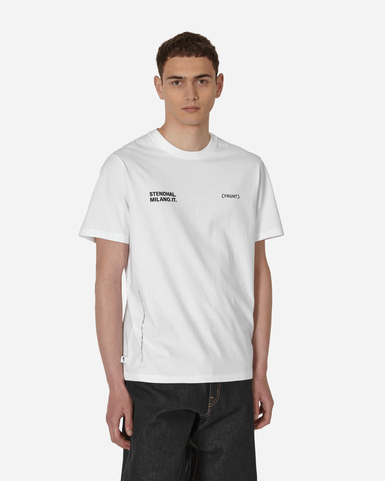 Тениска Moncler FRGMT Logo T-Shirt Бяло | 8C00002M3265 001, 1