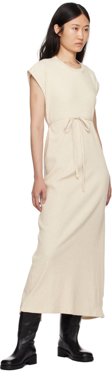 Pокля Baserange Shaw Knit Maxi Dress Бежово | DRSHS-RIB-SP24, 3