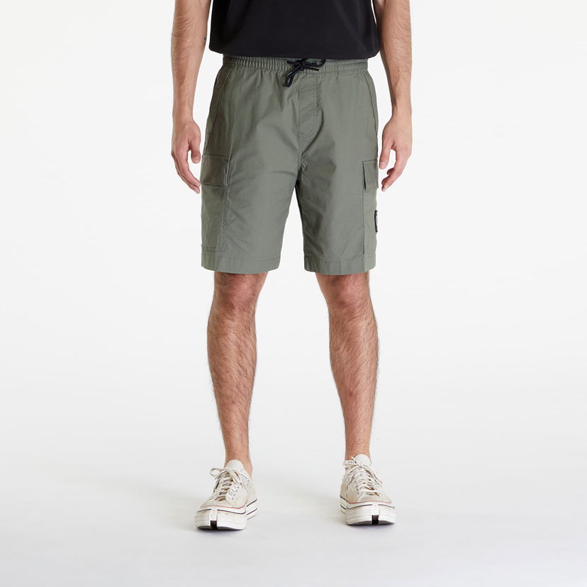 Къси панталони CALVIN KLEIN Washed Cargo Shorts Green Зелено | J30J325138 LDY