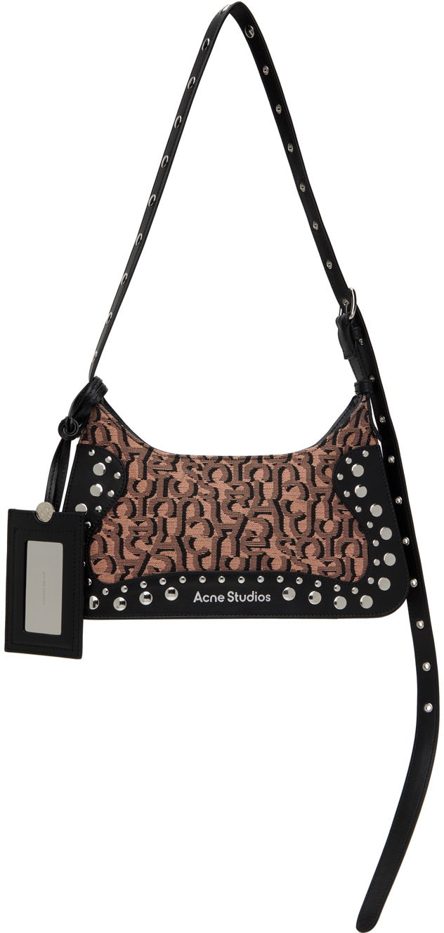 Дамска чанта Acne Studios Acne Studios Monogram Platt Mini Bag Кафяво | A10211-, 0