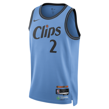 Фланелка Nike Dri-FIT NBA Swingman Kawhi Leonard LA Clippers City Edition 2024/25 Jersey Синьо | FQ4345-462, 1