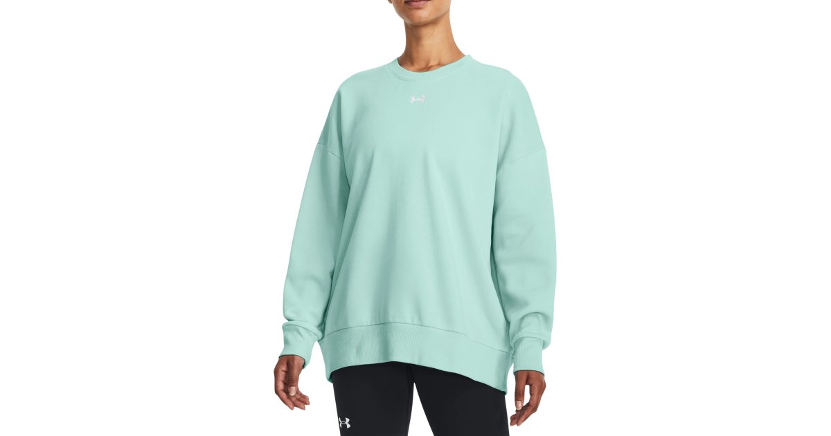 Суитчър Under Armour Rival Fleece Oversized Тюркоазено | 1379491-361, 1