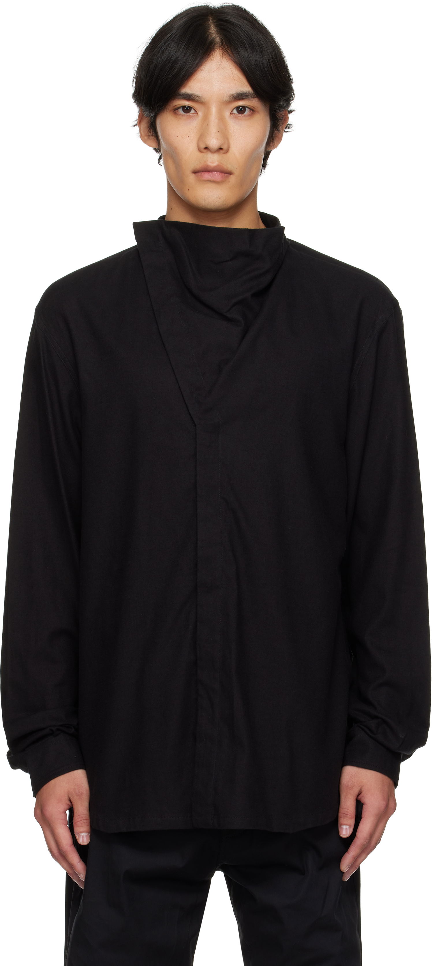 Риза Rick Owens Rick Owens Concordians Island Shirt Черно | RU02E1299 FLW, 0