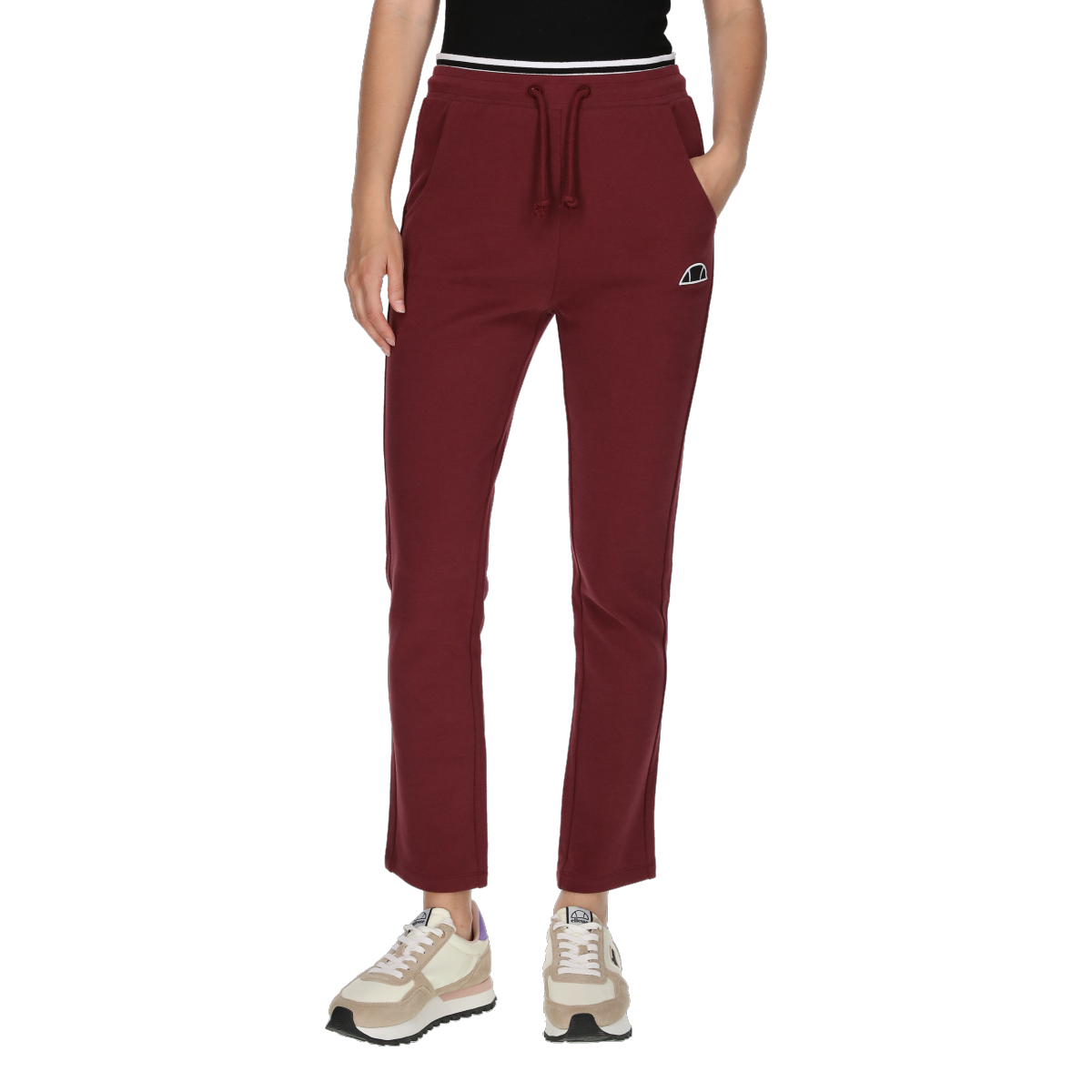 Спортни панталони Ellesse Track Pants with Drawstring Waist Бургунди | ELA233F104-53, 0