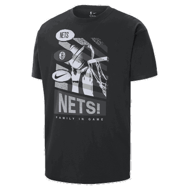 Тениска Nike NBA Brooklyn Nets Courtside Черно | HF1269-010, 2