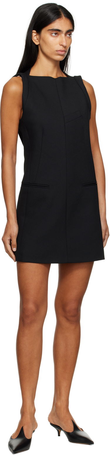 Pокля Maison Margiela MM6 Maison Margiela Boatneck Mini Dress Черно | S52DA0067 M35154, 3