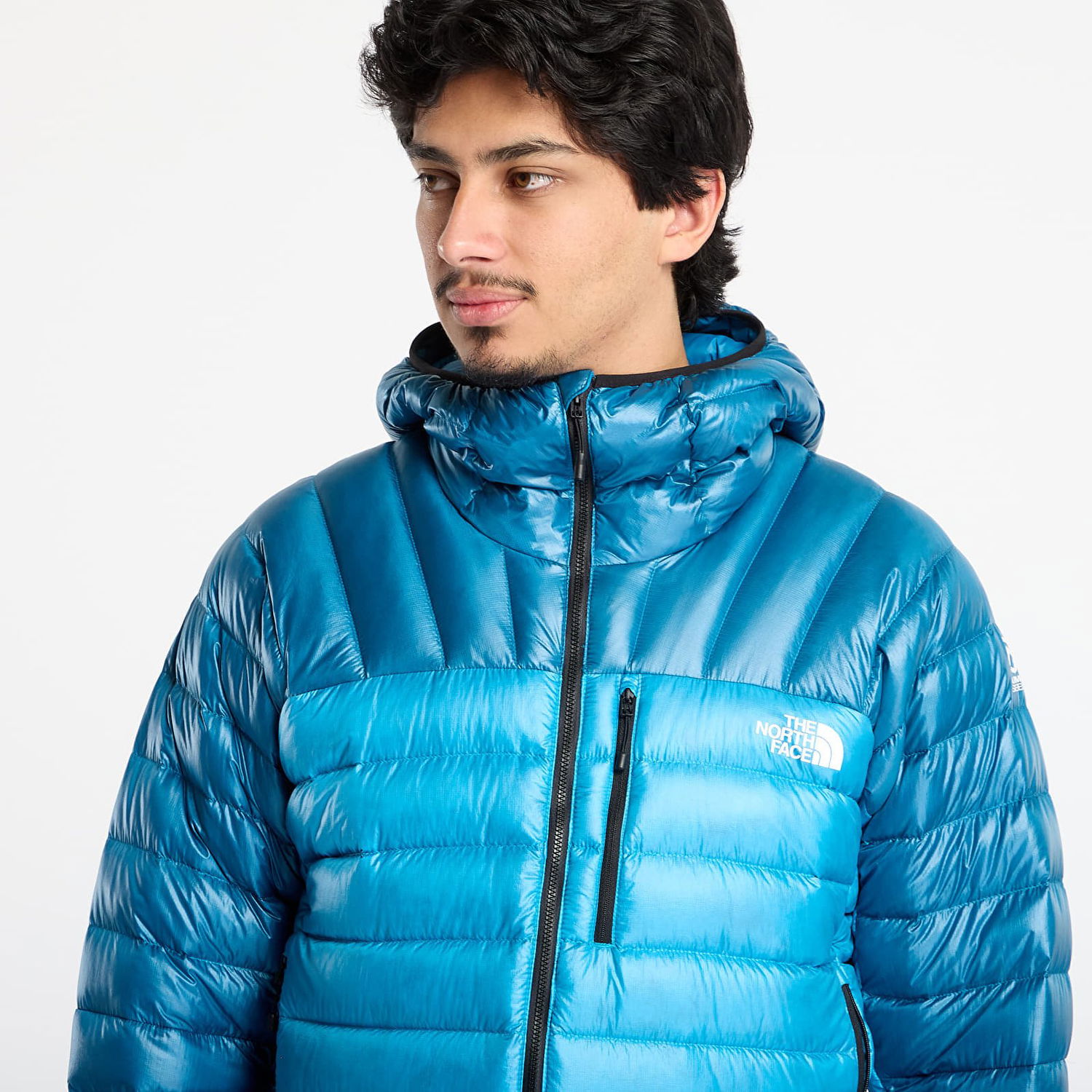 Пухо яке The North Face Summit Breithorn Hooded Down Jacket Синьо | NF0A87ZMD3P1, 1