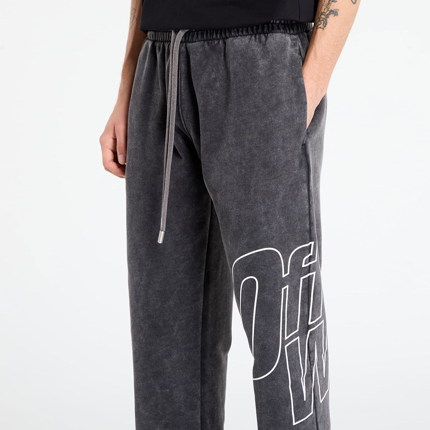 Спортни панталони Off-White Off-White Outline Arrow Sweatpants Сиво | OMCH05AF25FLE0011301, 1