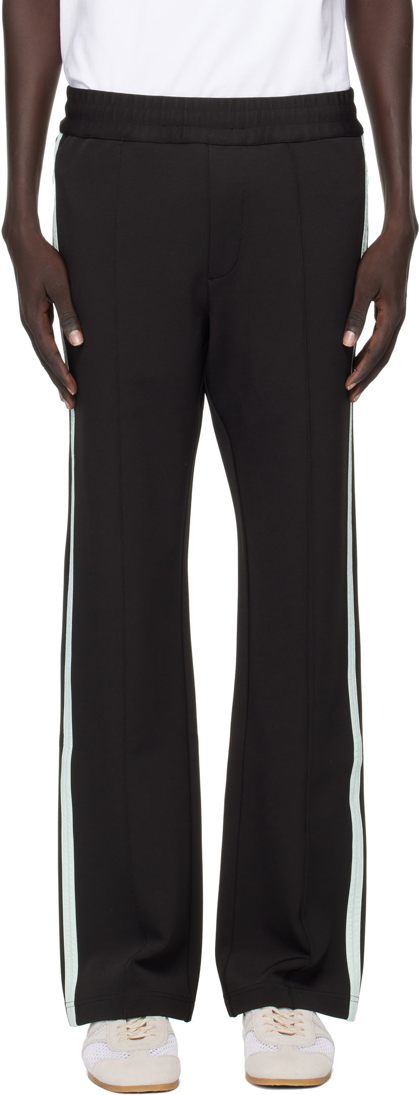 Спортни панталони Casablanca Casablanca Tech Nylon Trim Sweatpants Черно | MPF25-JTR-267-01