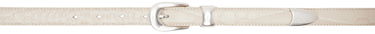 Колани OUR LEGACY Croc Embossed Leather Belt Бяло | A42482V, 0