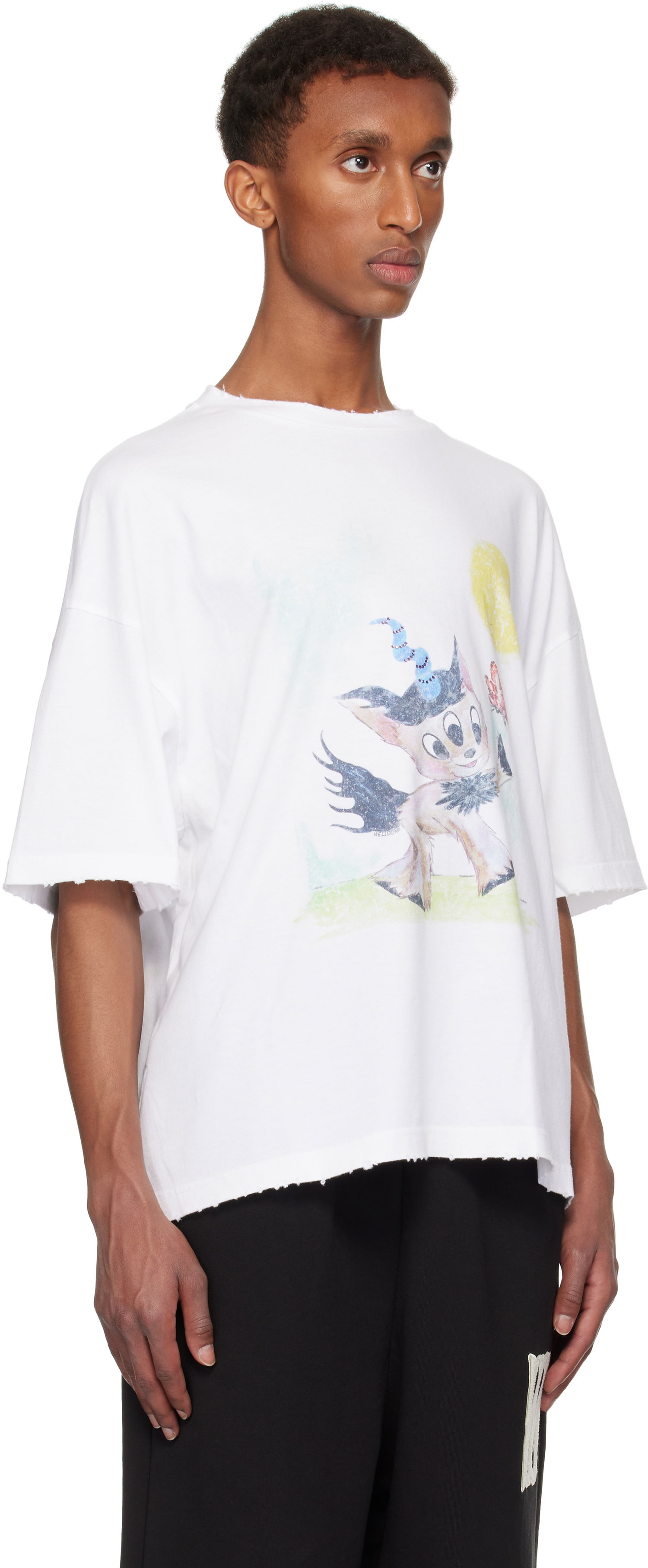 Тениска We11done Monster Pony Graphic T-Shirt Бяло | WD-TT3-24-781-U-WH, 1