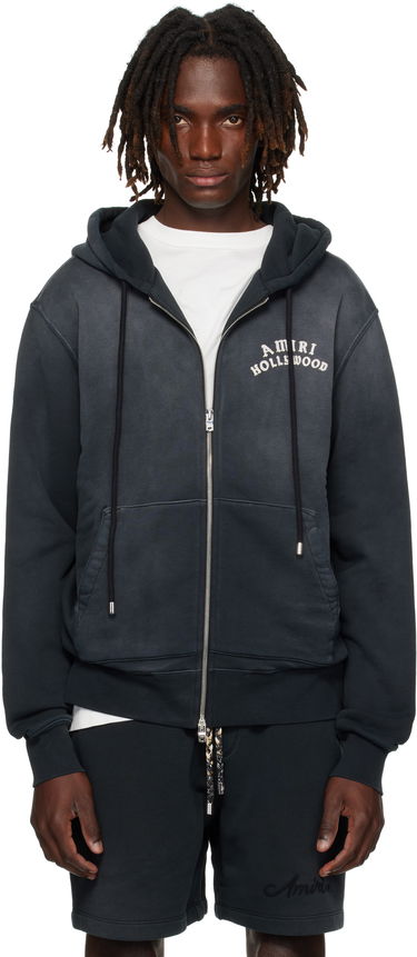 Суитчър AMIRI AMIRI Hollywood Zip Hoodie Черно | AMJYHD1132, 0