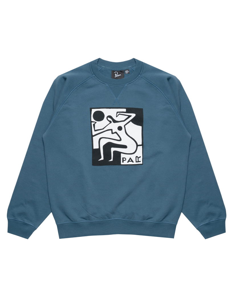 Пуловер By Parra Parra Ball Sports Crew Neck Sweatshirt Синьо | 53235