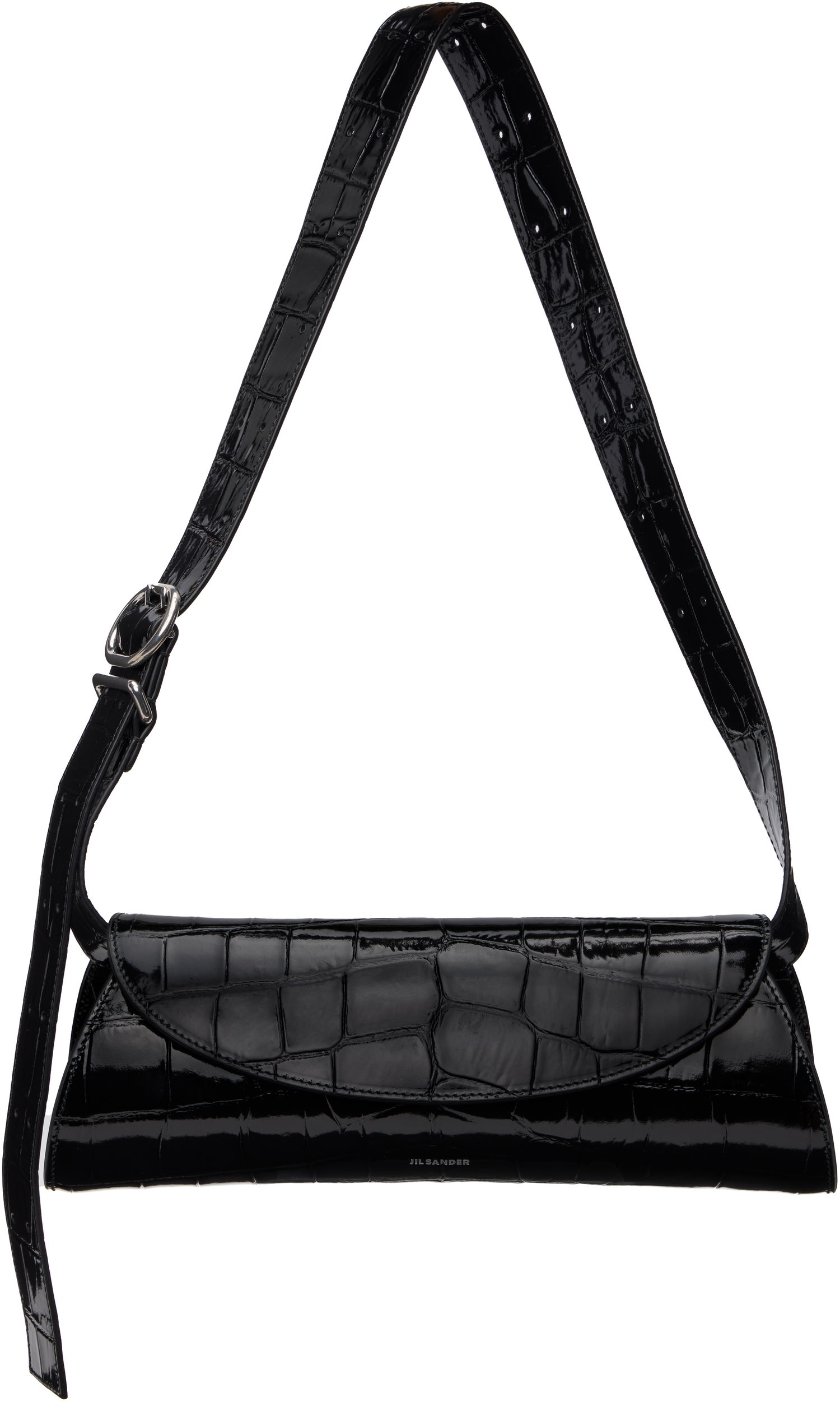 Чанта през рамо Jil Sander Jil Sander Cannolo Small Shoulder Bag Черно | J07WD0023_P8349, 0