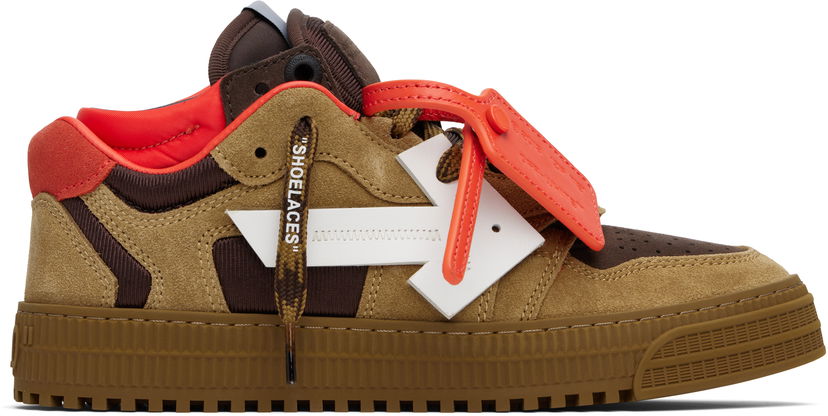 Кецове и обувки Off-White Off-White Floating Arrow Кафяво | OMIA244S25LEA0026G20