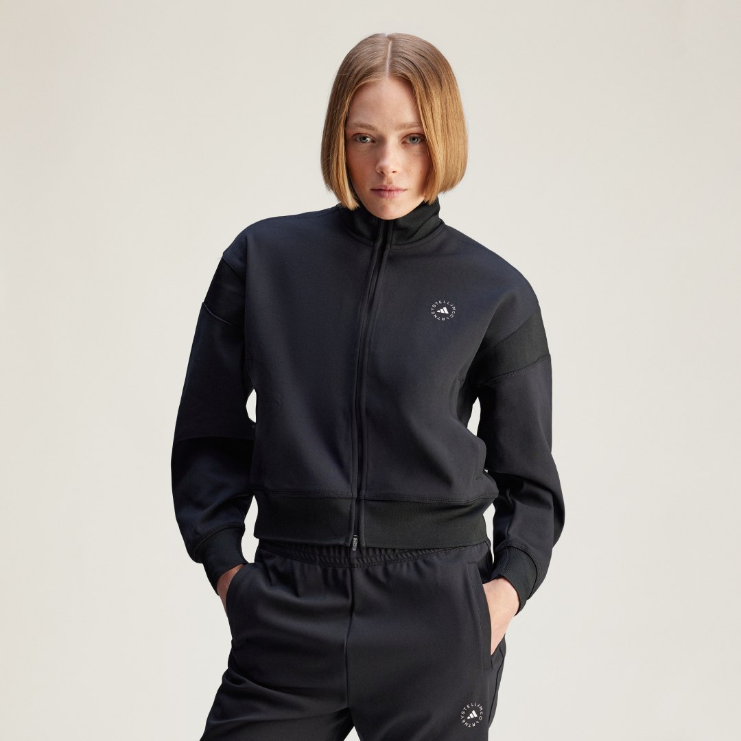 Суитчър adidas Performance adidas by Stella McCartney Knitted Track Jacket Черно | JJ0084, 0